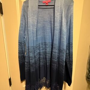 Tatum Ombre Fringe Cardigan
